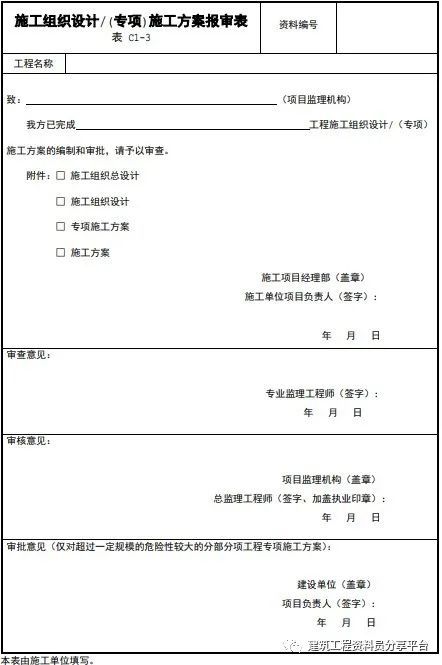 你真的瞭解施工組織設計方案分包資質的報審籤批流程嗎