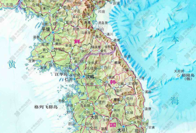 朝鲜半岛地图铁原图片