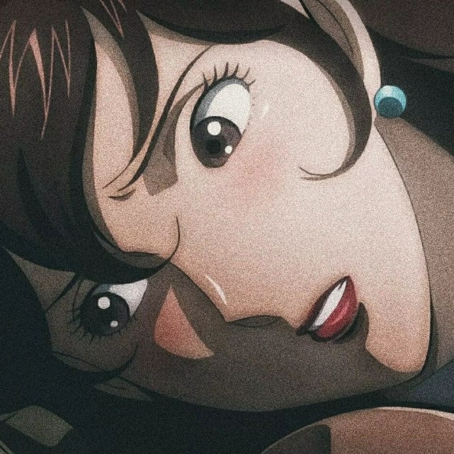 复古风动漫女生头像