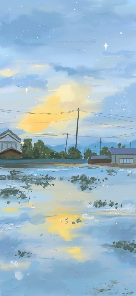 清新油画壁纸 碎冰碰撞夏日悠长 腾讯新闻