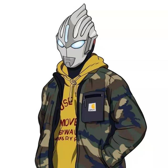 一组时尚与气质并存的奥特曼头像