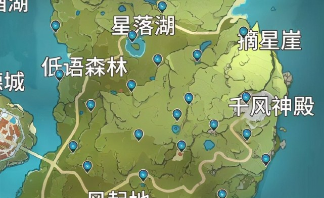 原神游戏资源地图告诉你