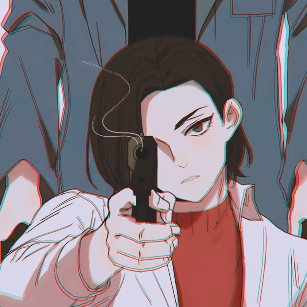 动漫男头一组帅气超酷的男生头像二次元男头