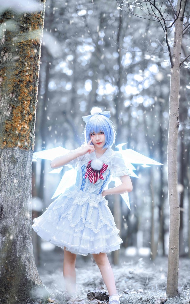 东方project琪露诺cos正片