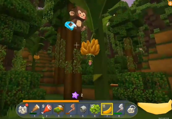 迷你世界:来说说雨林版本中新生物猴子那些有趣的事