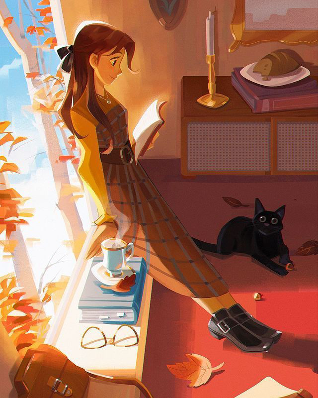 漂亮的光影插画师leepixx