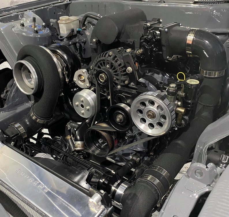 马自达rx-7扩缸加涡轮,四转子上身,马力突破千匹版