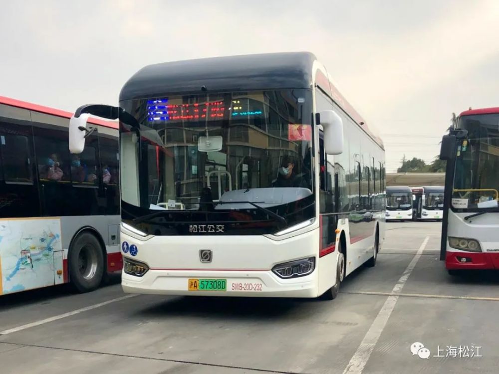 提示松江公交车换新车啦你坐过了吗