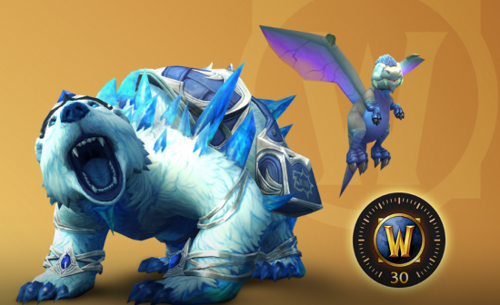 不仅如此,这只"雪暴"还是魔兽世界目前为止唯一一只带有特殊特效的