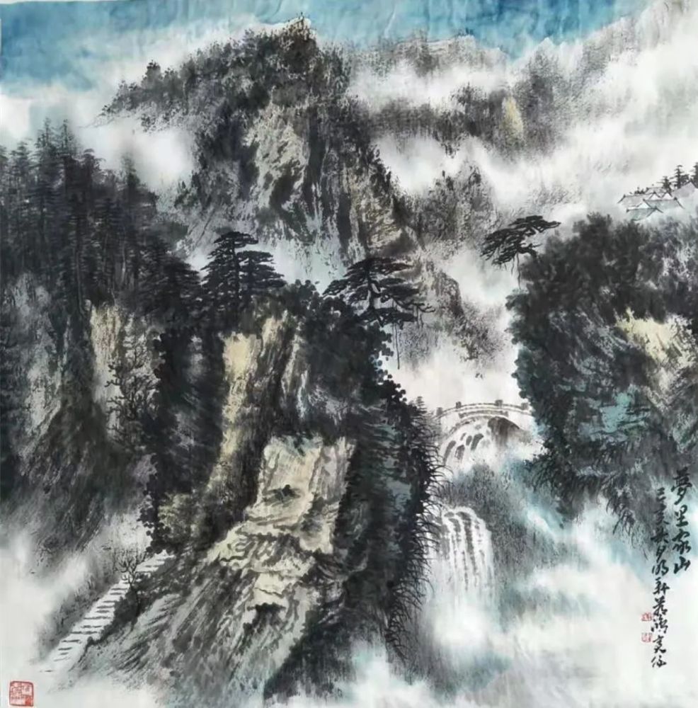 三径风光 白石黄花供杖履 五湖烟景 青山绿水任樵渔 天门一长啸 万里