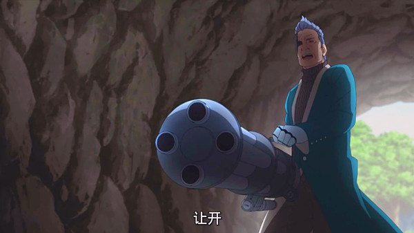 青的身上装备着各种科学忍具,展现出强大的实力.