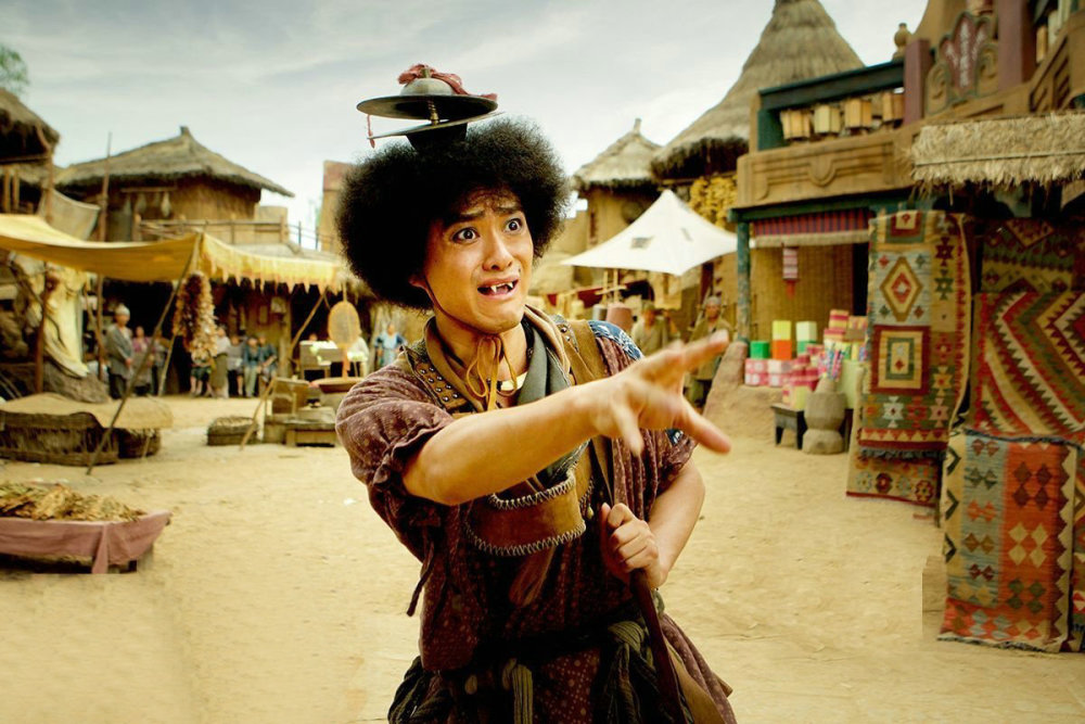 赵英俊的相貌自带喜感,既像《熊出没》中的光头强,又像歌手雪村,因此