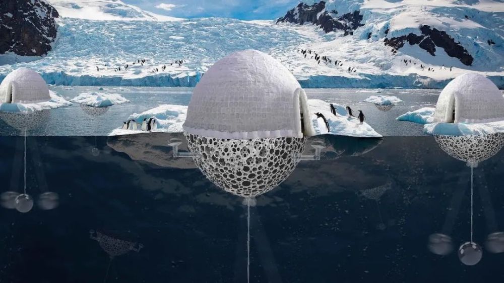 最神奇的是,这个冰屋的上下结构可以拆分.