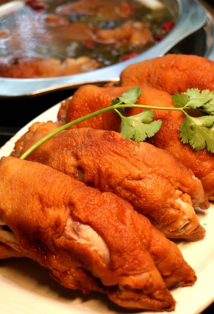 = 脆皮蹄花,现炸后卤 =