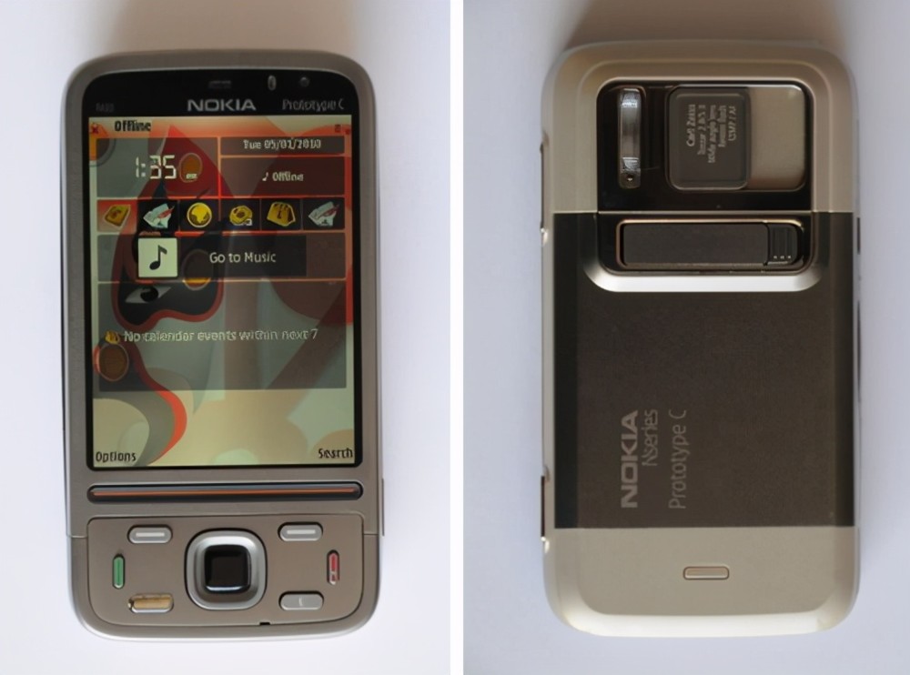 诺基亚n87原型机另一版本曝光后置相机可隐身