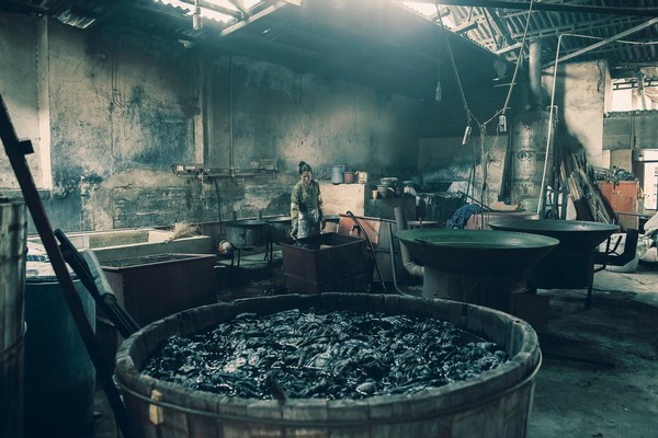 儿时新春记忆老浆活儿爷爷的染布坊