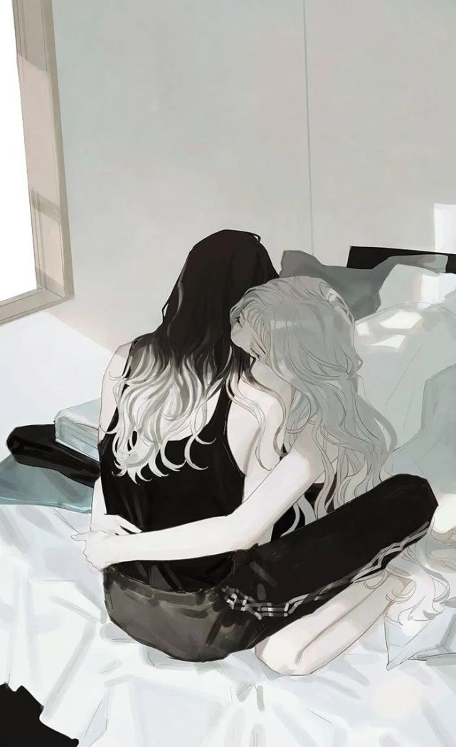 画师dkfhd这种百合风是你喜欢的感觉嘛小姐姐太帅气了吧