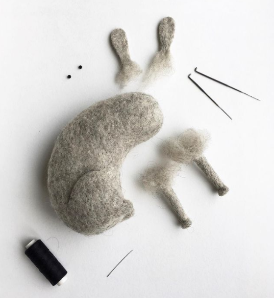 超可爱的羊毛毡,呆萌画风太治愈了!