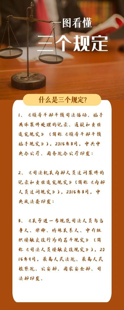 原创一图读懂落实三个规定动真格让法官清正法院清廉司法清明