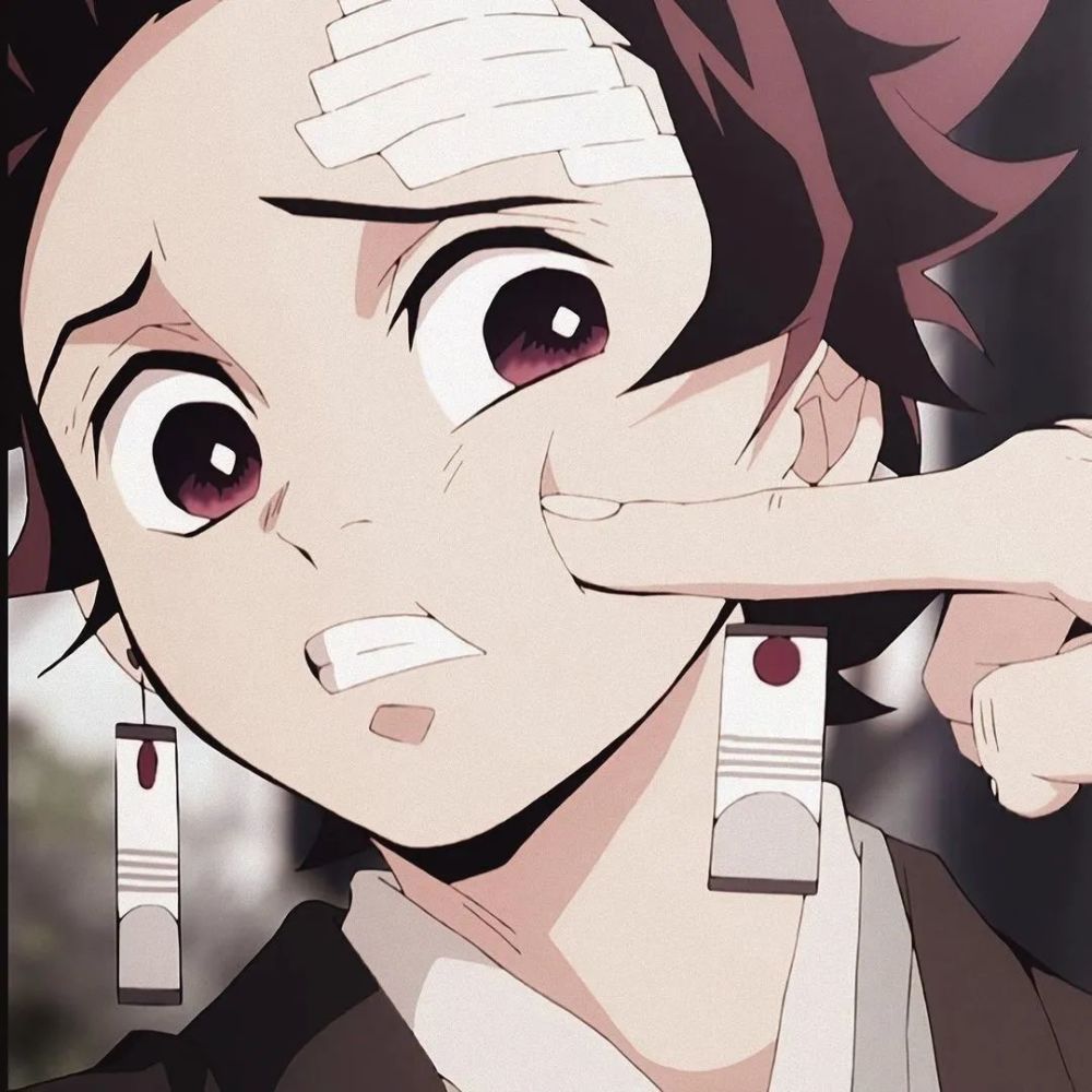 《鬼灭之刃》灶门炭治郎,天选之人,温暖的男子汉,动漫头像壁纸_腾讯