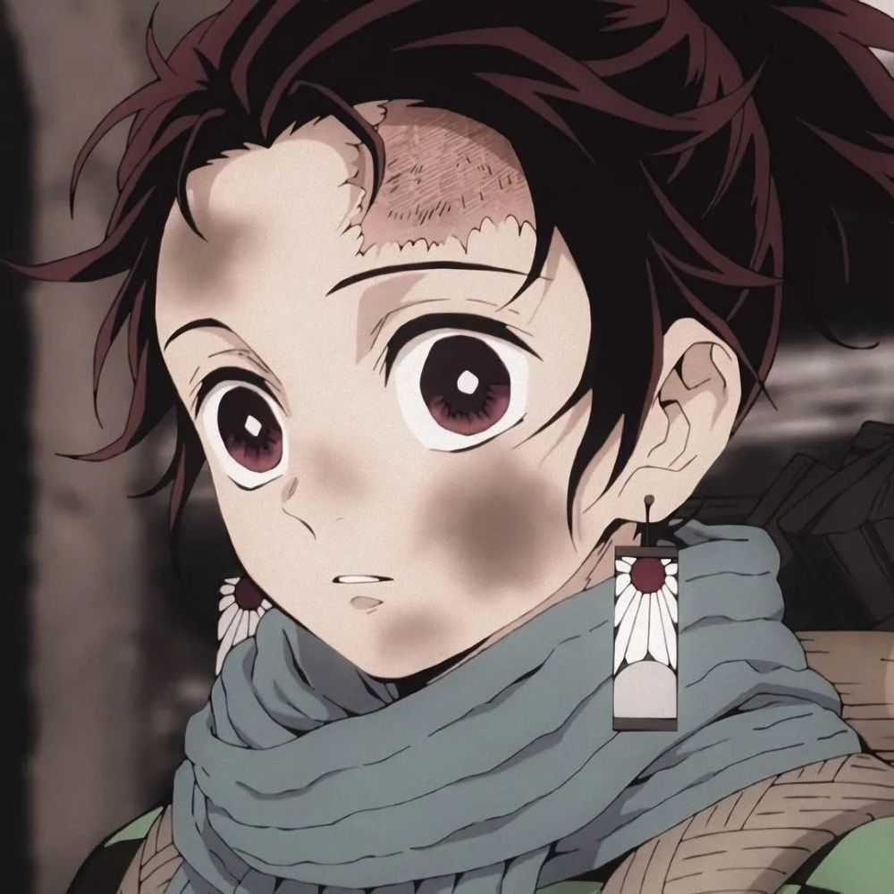 《鬼灭之刃》灶门炭治郎,天选之人,温暖的男子汉,动漫头像壁纸_腾讯