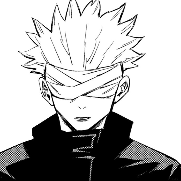 黑白漫头30张咒术回战头像