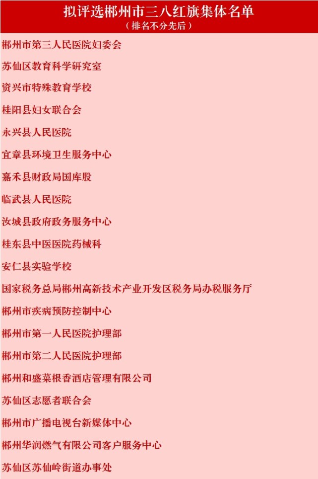 编辑:欧 婧二审:唐 青,郭右华审核:李萍英,龙媛【来源:郴州女声】