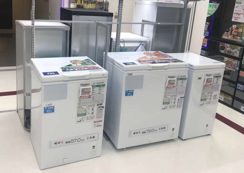 冷柜排行_日本市场冷柜销售份额排名:海尔单品类卧式柜占49%居第一