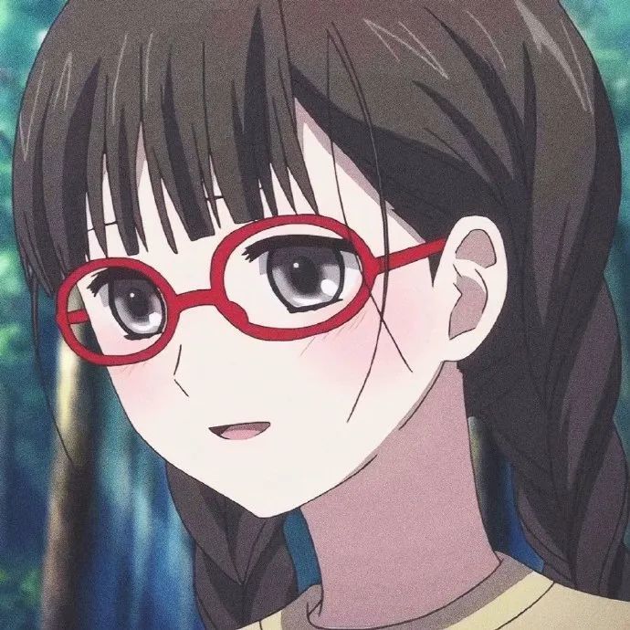 濒危物种少女眼镜女神动漫头像来袭