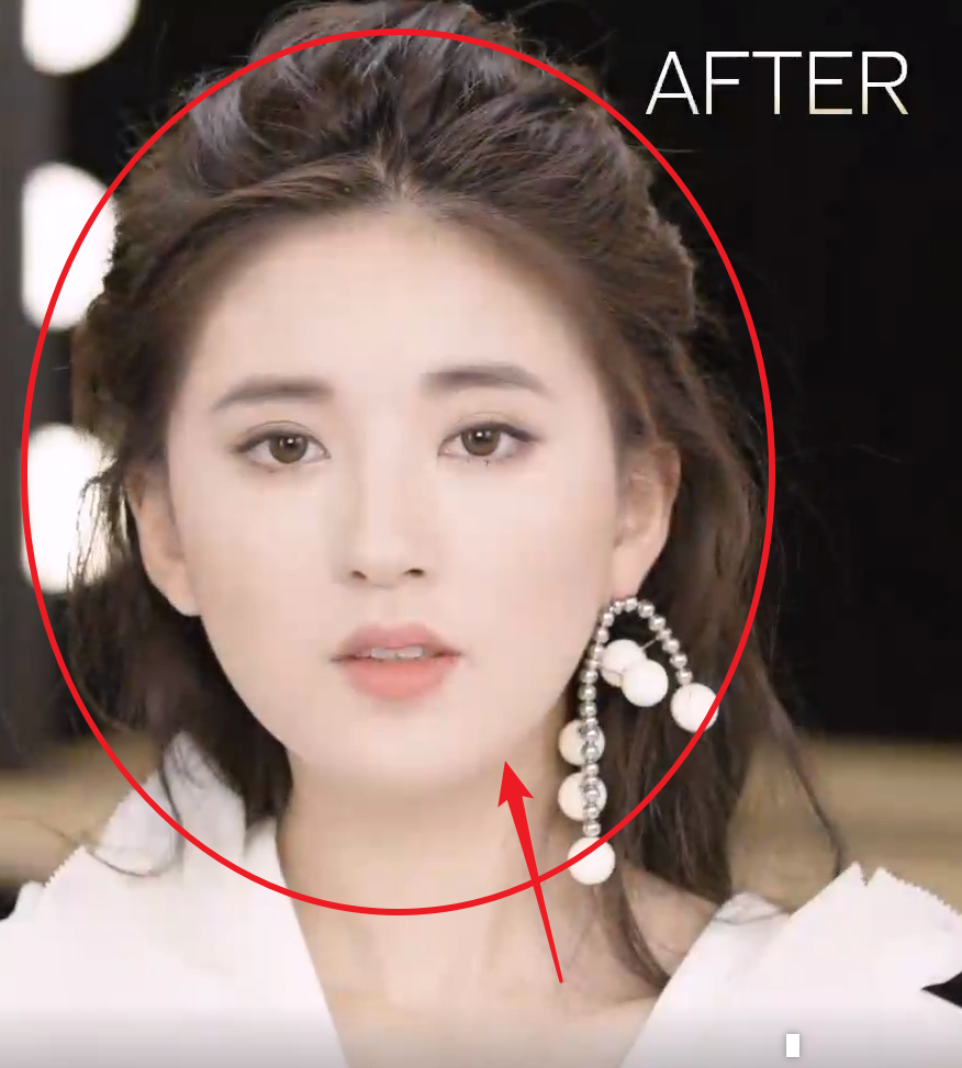 都说赵露思脸太大,当她和化妆师同框时,才知道圆脸有多优越!