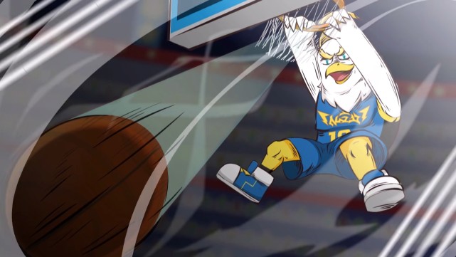 我们知道鹰傲天是一个非常强劲的篮球运动员,他所在的滑翔机队优势极