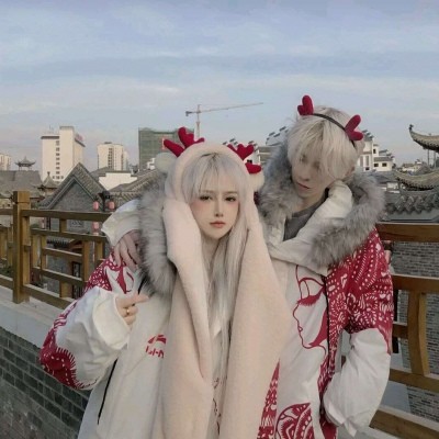 神明偏爱的情侣头像