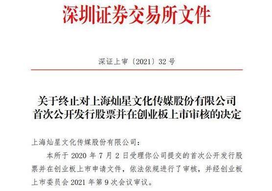 扎堆往里冲 灿星文化ipo黄了 三十而已 出品方冲刺a股 腾讯新闻