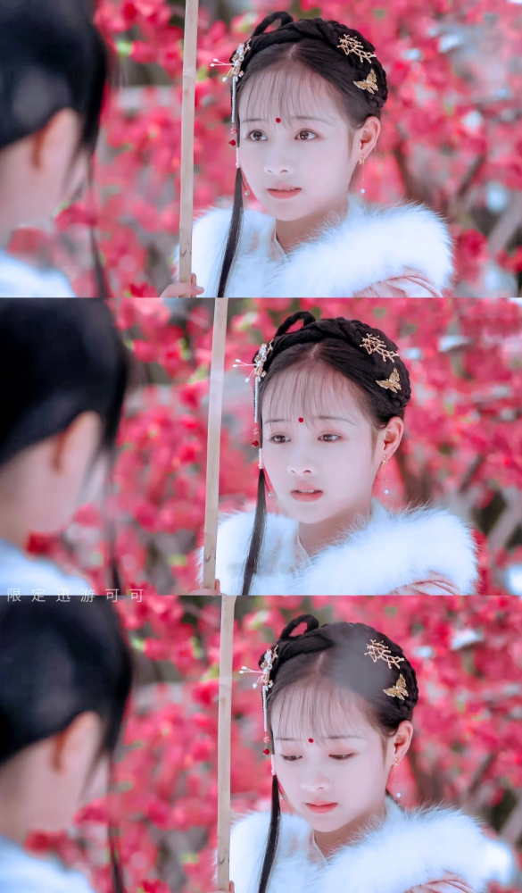 不过同样是精致小脸,演元春的陈舒宜则是明艳风.