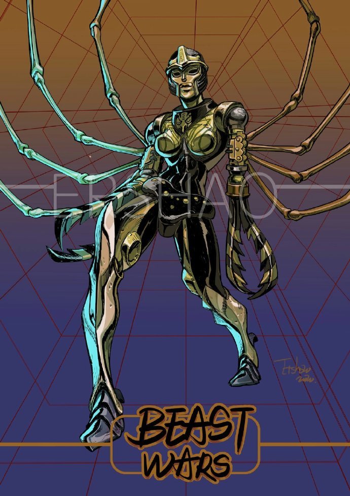 蜘蛛勇士是这个系列中少有的女性角色,亦正亦邪让人捉摸不透.