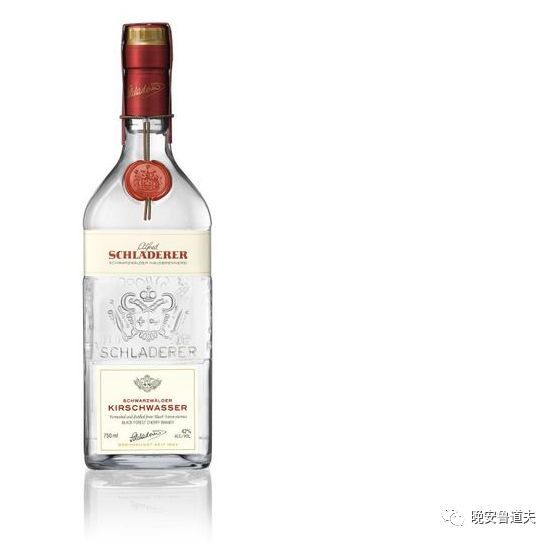 这瓶标示为kirschwasser,酒精浓度42%,口味是不甜的