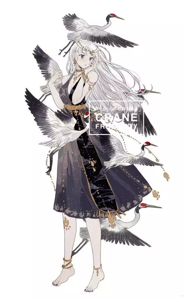 鸟类拟人凤凰高贵华丽孔雀仙气十足