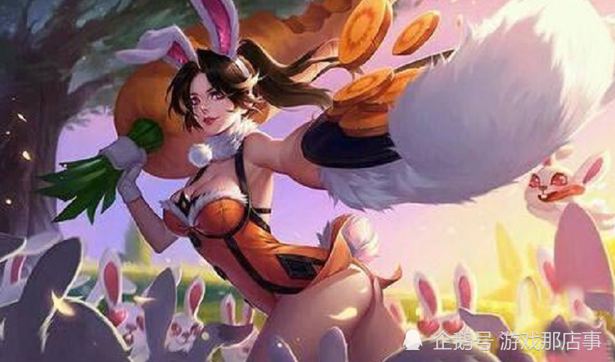 王者荣耀青春决赛季“二代兔女郎”的设计图被曝光！特效超一流
