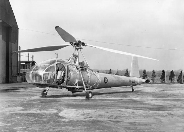 英国早期的直升机尝试切尔瓦w9在二战中艰难发展