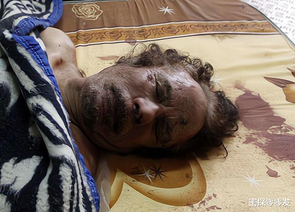 反美斗士卡扎菲临死前遭受虐打他的遗体是怎么被处置的呢