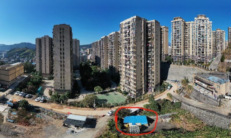 液化气站与居民区近在咫尺(网友供图)网友吴先生告诉记者,延平区水南