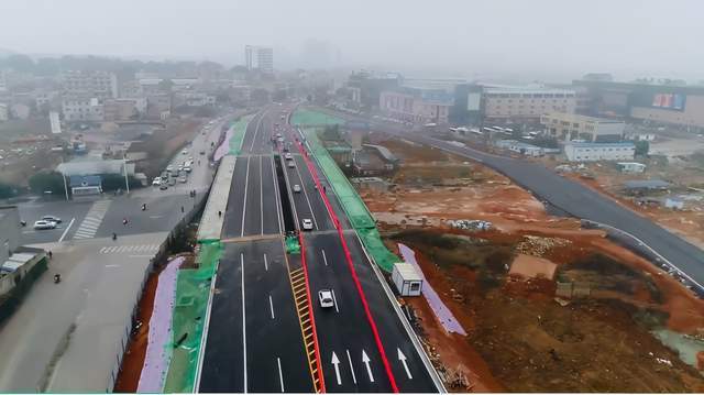 太棒啦!湘潭羊牯立交桥建成通车