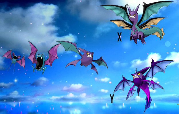 宝可梦mega进化再创新形态,叉字蝠翅膀特色变化,胖可丁歌喉退化