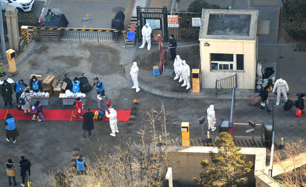 聚焦疫情防控北京大兴融汇社区集中隔离居民开始解除集中隔离