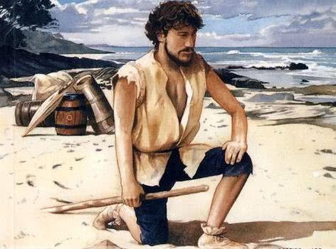 没错,这个超经典故事中的鲁滨逊,描写的正是传奇人