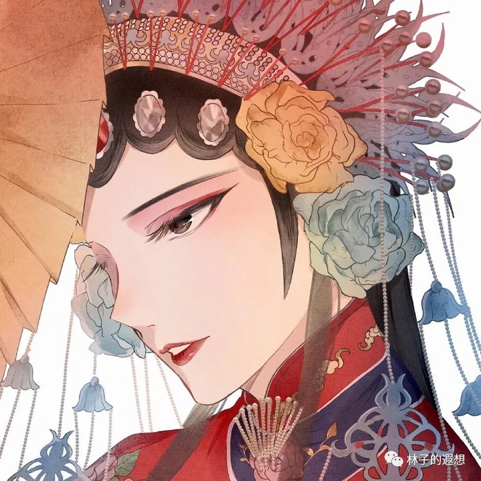 戏子入画一生天涯彼年豆蔻谁许谁地老天荒