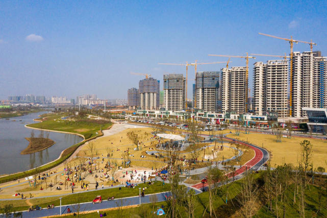 图集丨近郊游新去处 天府新区柴桑河湿地公园感受春日气息