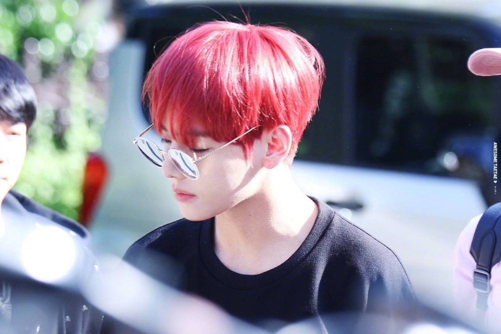 当男爱豆们染上红发