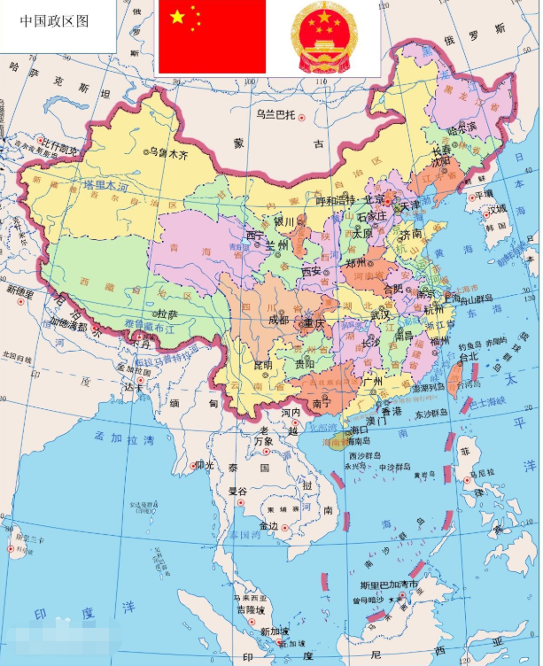 外国各版明清两朝版图对比:到底是谁奠定了现代中国的版图?