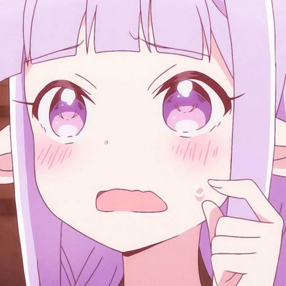 可爱女头闪亮傻白甜动漫闺头